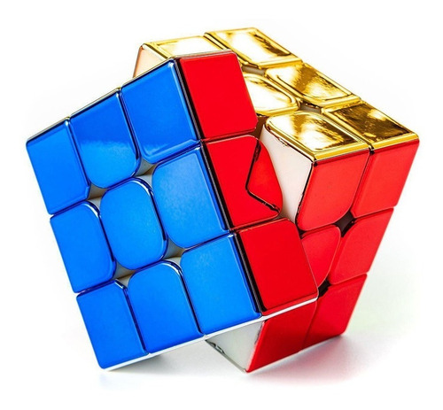 Cubo Rubik Cyclone Boys Metallic 3x3 M Magnetico Speed