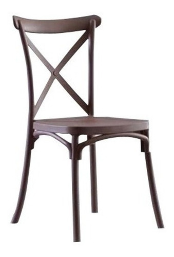 Silla Crossback De Polipropileno Para Comedor O Eventos Estructura De La Silla Café Asiento As Shown