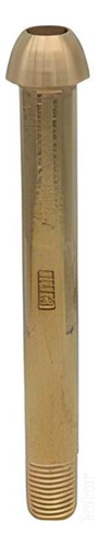 6 Pzs Punta Pool 1/4 Pulgada Para Gas De Rosca 6cm Dorado