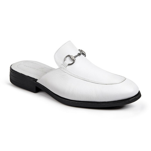 Sapato Masculino Sandro Moscoloni Mule Colection Branco