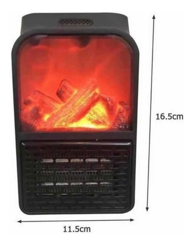 Imagen 2 de 4 de Calefactor Termoventilador Eléctrico Estufa Calentador