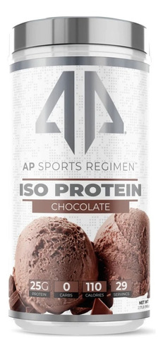 Proteína Iso Ap Sports 2lbs Aislado De Suero Isolate 29srv Sabor Chocolate