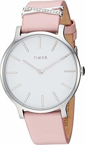 Imagen 1 de 1 de Timex Correa De Piel Para Mujer 1496 En