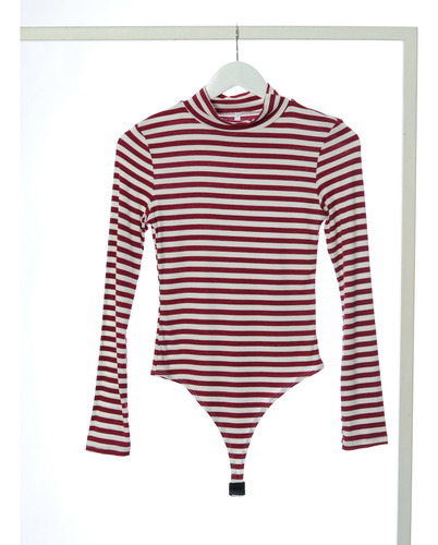 Remera Body Younica Manga Larga De Morley Viscosa Rayas