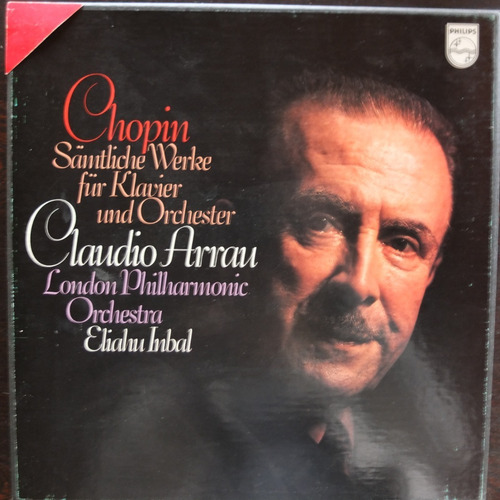  Vinilo Claudio Arrau Chopin Samtliche Werke 2.0