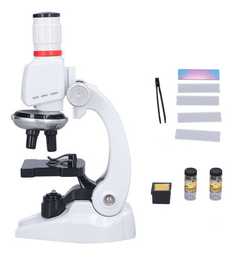 Microscopio Optico Infantil 1200x Juguete Educativo Niños Hd