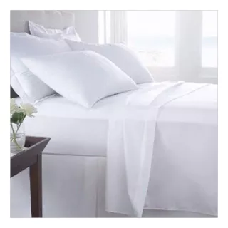 Sabana 100% Algodón, 200 Hilos King Size, 4 Piezas. Percale