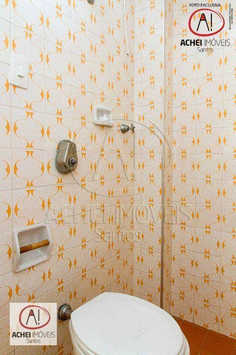 Imagem 14 de 28 de Apartamento Com 3 Dormitórios, Dependência Completa, Vaga Demarcada À Venda, 93 M² Por R$ 520.000 - Gonzaga - Santos/sp - Ap10663