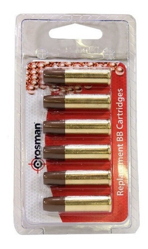 Imagen 4 de 5 de Crosman Snr357 Pistola Revolver 6 Porta Diabolos Cargador