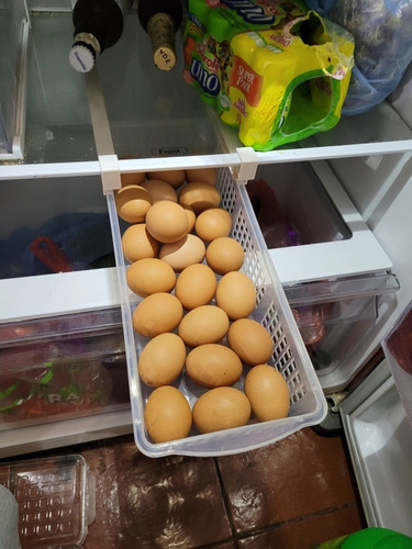 Huevera Bandeja Organizador Huevos Refrigerador Deslizante 