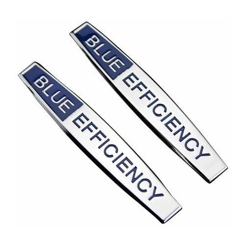 Par De Logos Emblemas Blue Efficiency Para Mercedes Benz