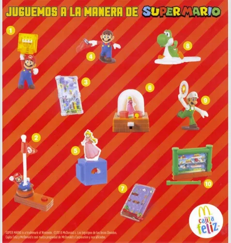 Mc Donals Mario Bros Coleccion Completa 2018 Envio Nintendo