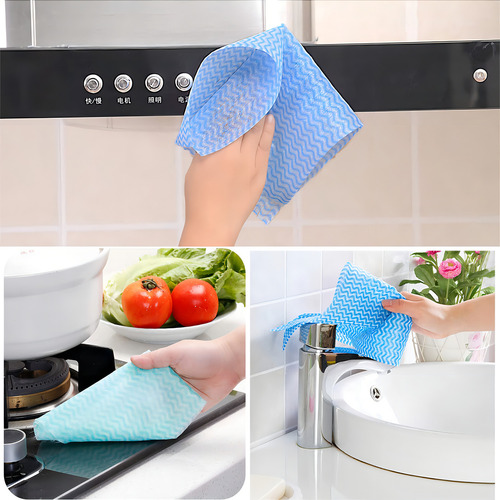 100 Panos Multiuso P/ Cozinha 28x30cm Antibacteriano Limpeza Cor Aleatorio