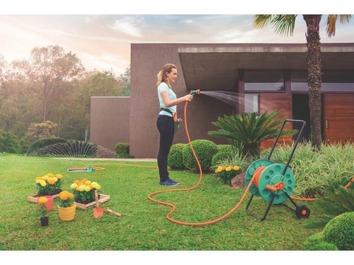 Set Manguera Jardin Super Flex 15 M + Accesorios Tramontina