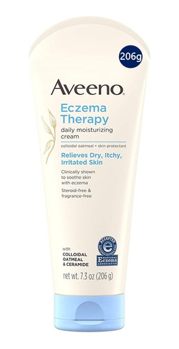 Aveeno Eczema Therapy Crema Para Aliviar El Eccema 206g