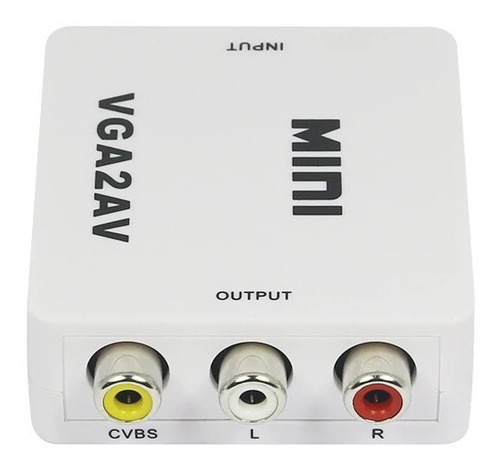 Conversor Adaptador Mini Vga A Av