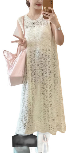 Mujer Vestido Playa Moda Verano Encaje Cubre Bikini Pareos