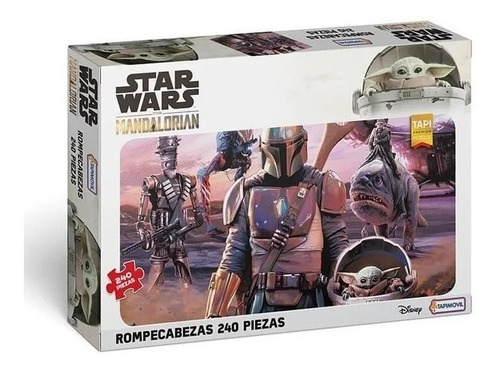 Puzzle Star Wars The Mandalorian 240 Piezas- Tapimovil - Dgl