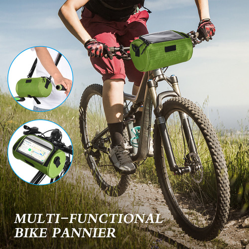 S Bolsa Para Guidão De Bicicleta Com Suporte Para Telefone E