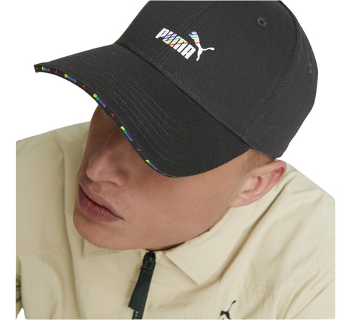 Gorra Ajustable Puma Visor Pride Visera Curva 100% Algodón