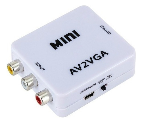 Mini Convertidor Av A Vga 