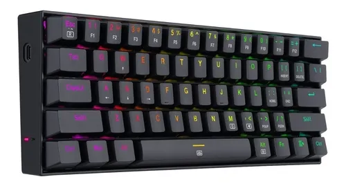 Teclado Rgb Mecanico Qwerty Idioma Español Sin Numerico