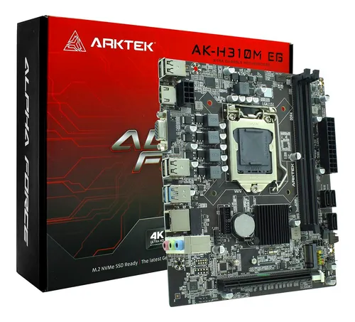 comprar Mainboard Arktek Ak-h310m-eg S-1151 8va 9na Ddr4, 2xpci-e