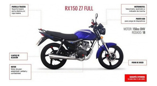 Zanella Rx 150cc Z7 Full San Martín