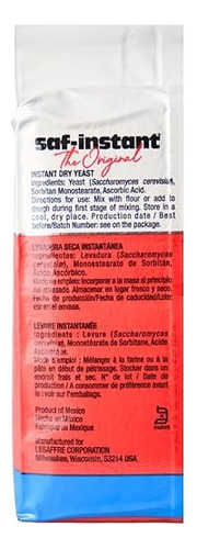 Pack X 4 Levadura Seca Saf-instant Roja - 500 Grs Sin Tacc