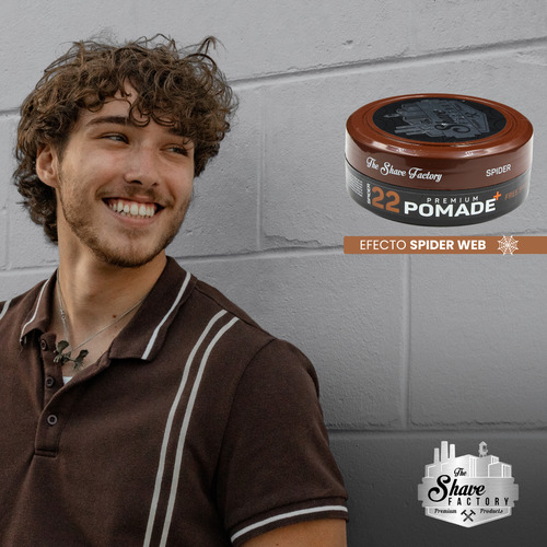 Pomada Cera Spider P/ Peinar, Brillo. The Shave Factory