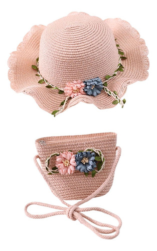 Sombrero De Sol Para Niños, Gorro De Playa, Bolso De Mano