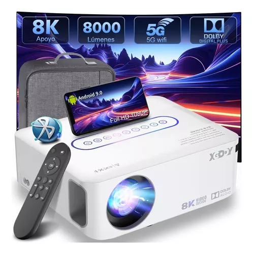 Proyector Android X1 Pro 8k Wifi Inteligente Full Hd 12000lm