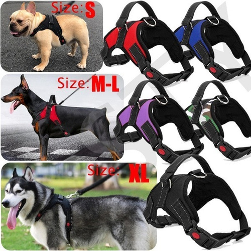 Arnés De Seguridad Chaleco Perro Reversible Caminar Mascotas