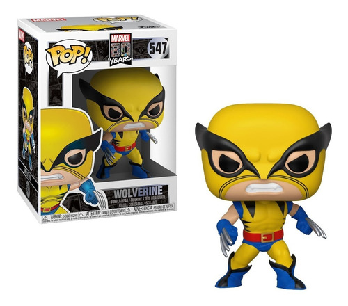 Funko Pop Marvel 80 Years - Wolverine #547