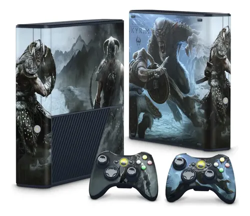 Skin Decal Wrap Per Xbox 360 Original Gaming Console E Controller