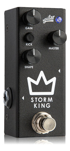 Pedal Aguilar Storm King - Distortion/Fuzz para bajo color negro