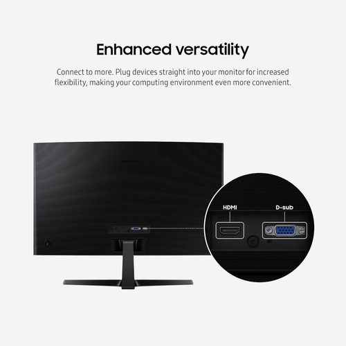 Samsung 27 Essential S3 (s36gd) Serie Fhd 1800r Curvo...