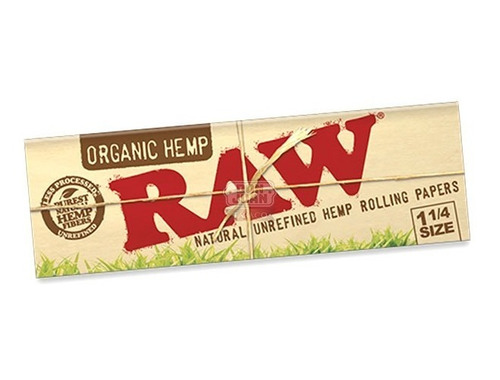 Raw Organic 78 Mm Pack X 4 = 200 Unidades Sedas Papelillos