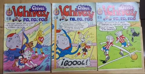 Comic Chivas Chivas Rarara 3 Pzs Edit Dimension 1975