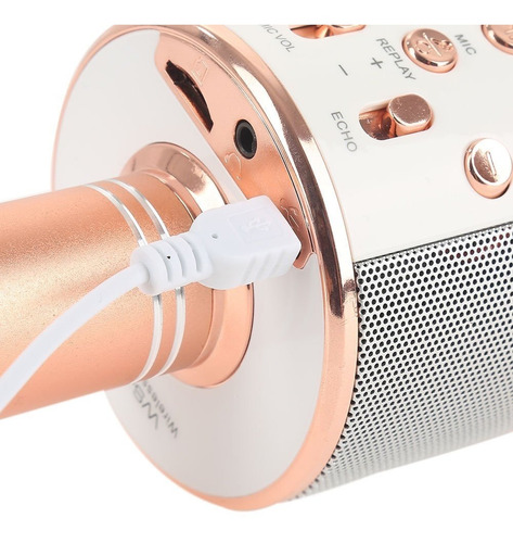 Imagen 6 de 6 de Microfono Bluetooth Karaoke Para Niños || Por Mayor