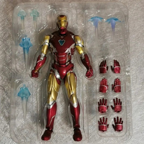 We Figura De Acción De Pvc Avengers Shf Iron Man Mk85, De