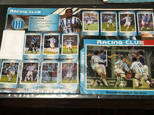 Lote 15 Figuritas Racing Fútbol Apertura 2005 Simeone Escudo