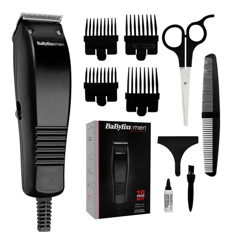 Babyliss For Men Maquina Cortadora De Pelo 10 Piezas