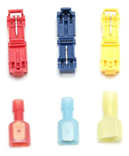 Kit 120 Conector Terminal Crimpagem Fios T-tap Prova D´agua