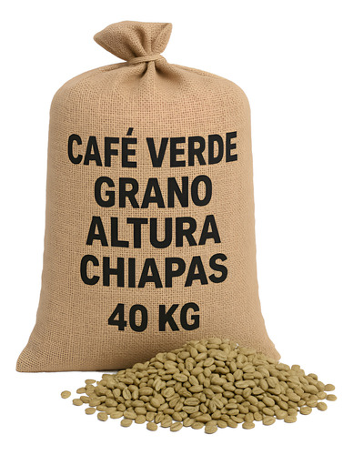 Café Verde Grano Altura Chiapas - 40 Kg