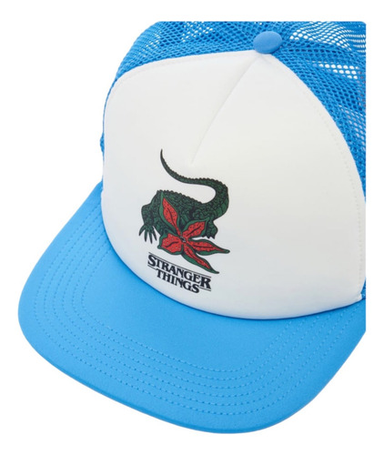 Gorra Lacoste X Stranger Things. Azul Claro Unisex