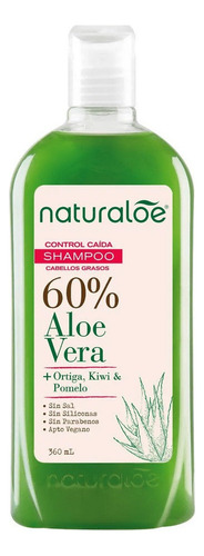 Naturaloe Shampoo X360 Caida Graso