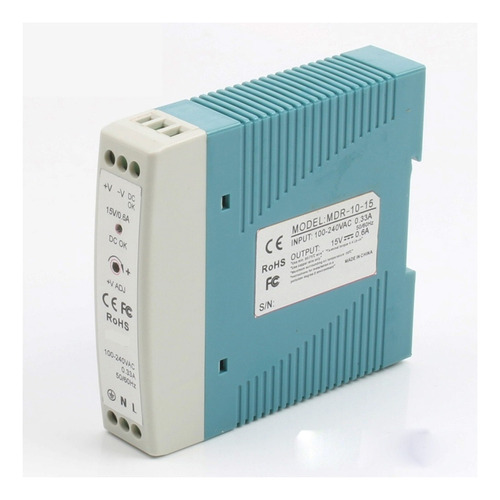 1 2v 5v 15v 24v 36v 48v 10w Fuente De Alimentación Din Rail