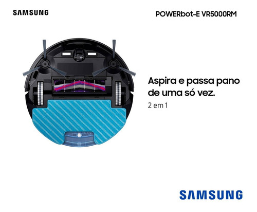 Imagem 9 de 10 de Robô Aspirador De Pó Inteligente Samsung Powerbot-e Wi-fi
