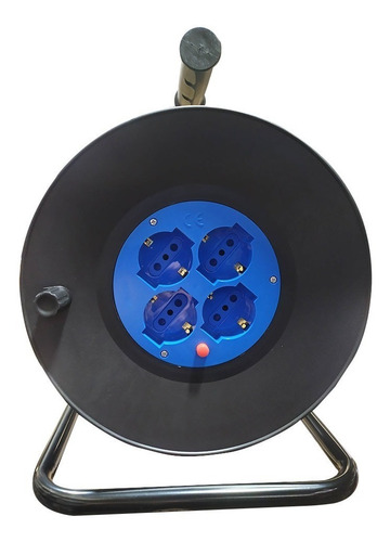 Alargador Carrete 4tomas Schuko 30mt 250v 3g1.0mm H05vv-f